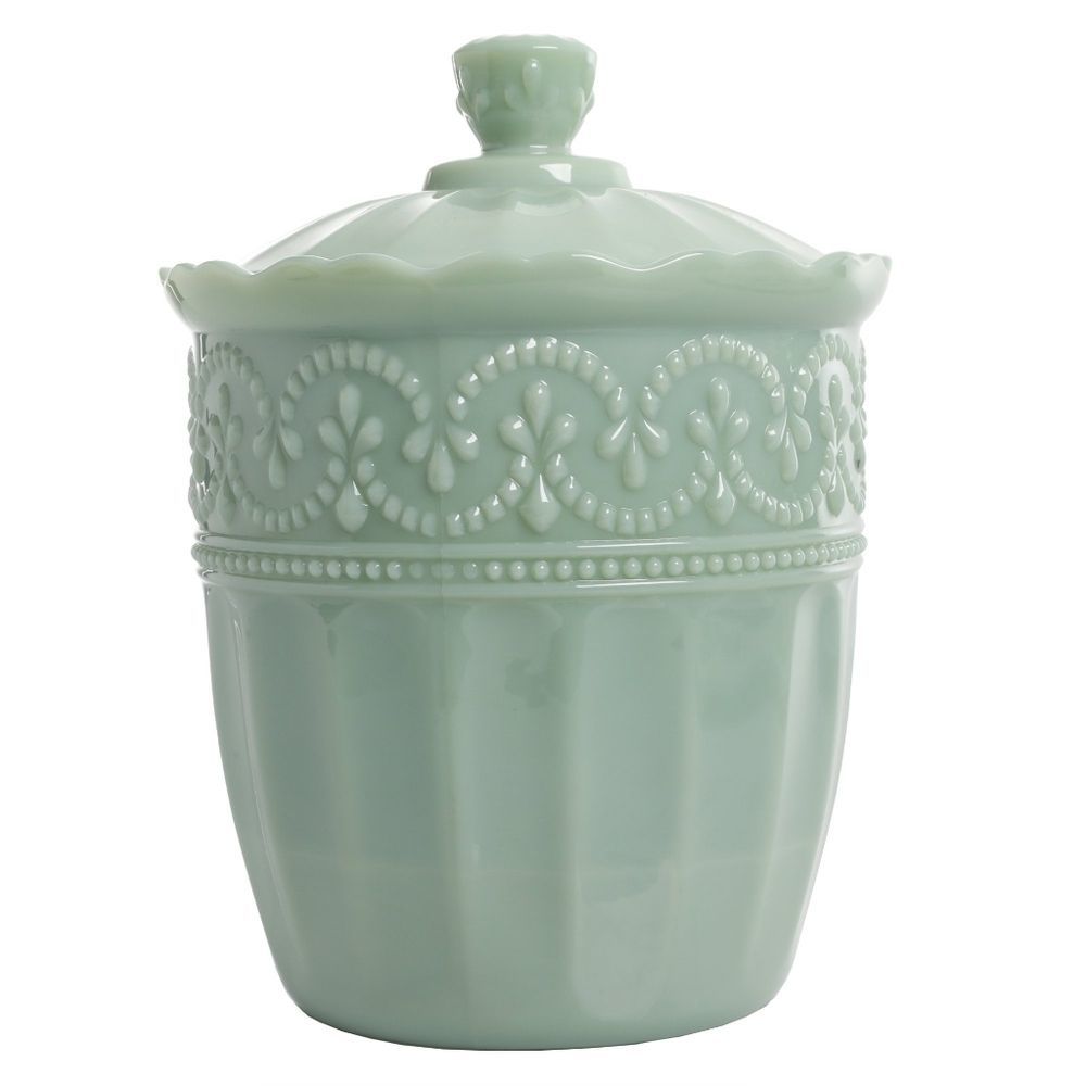 Cookie Jar 🌺 New Pioneer Woman Timeless Beauty 9.8-Inch Cookie Jar - Picture 4 of 10